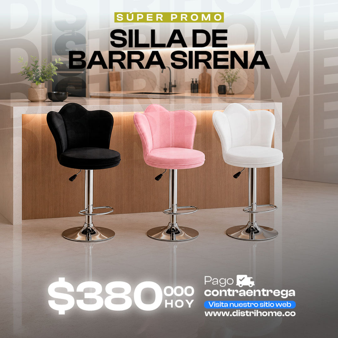 SILLA DE BARRA SIRENA