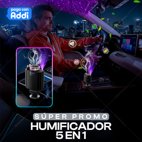 HUMIFICADOR 5 EN 1 PARA CARRO
