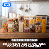 RECIPIENTES X14 MADERA