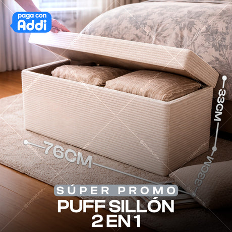 PUFF SILLON 2 EN 1