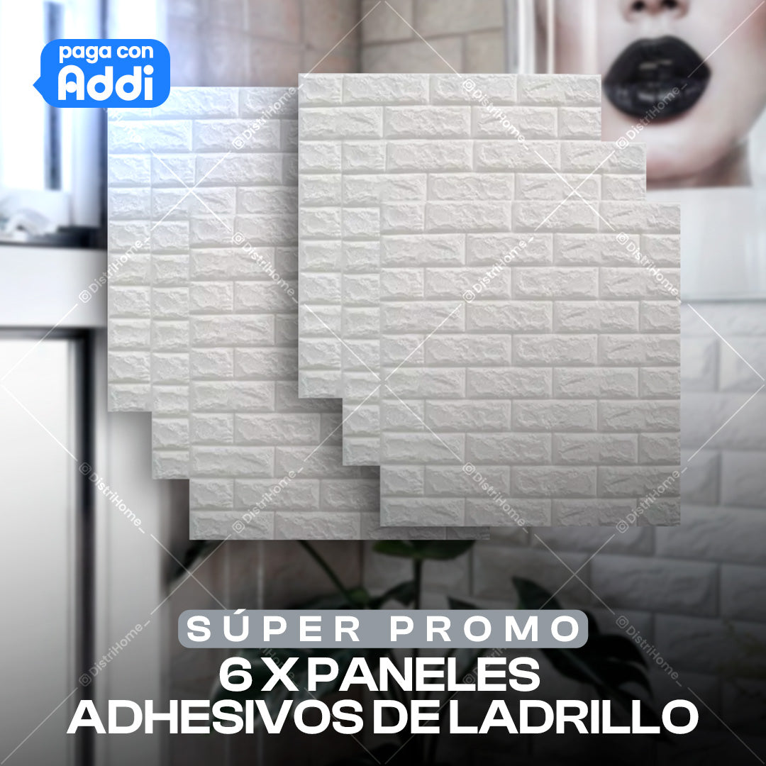 LAMINAS PARED ADHESIVA. S X6