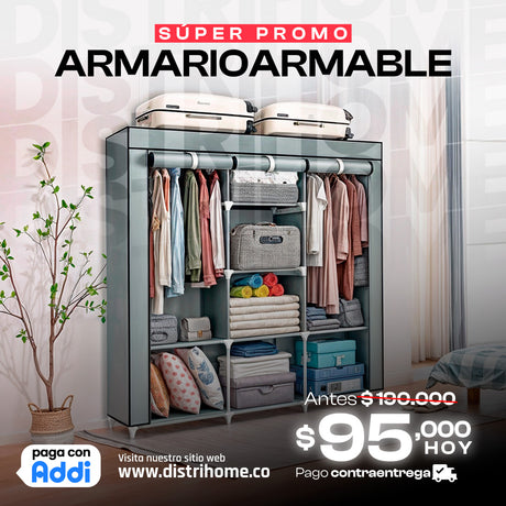 ARMARIO DE ROPA GRANDE HOGAR
