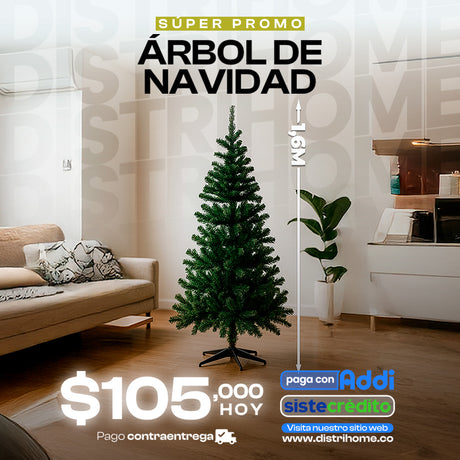 ARBOL DE NAVIDAD 1,6M