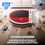 ASPIRADORA ROBOT GRANDE + CONTROL