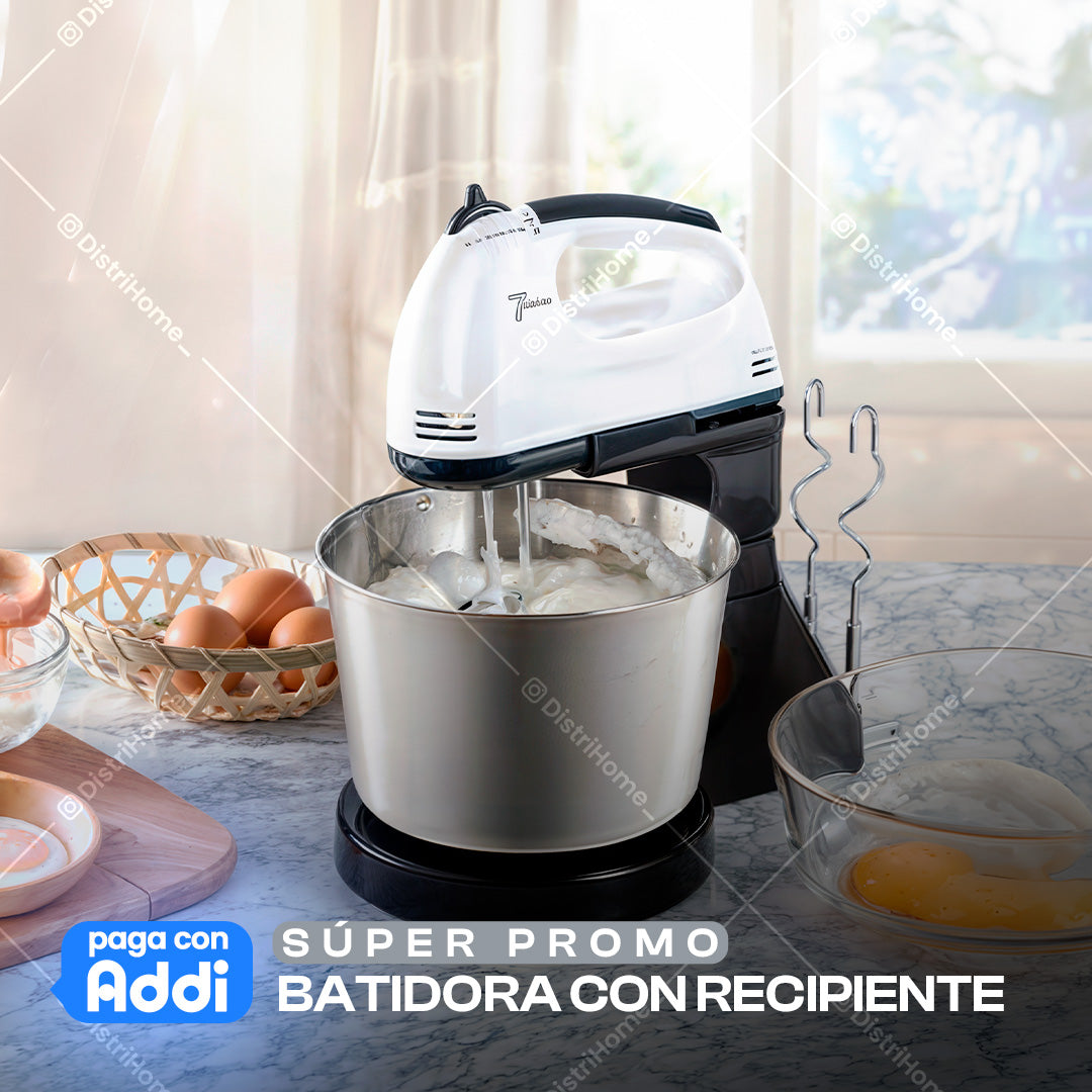 BATIDORA CON RECIPIENTE HOGAR