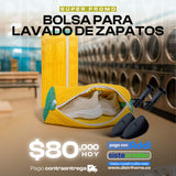 FUNDA + MOLDE PARA LAVAR ZAPATOS