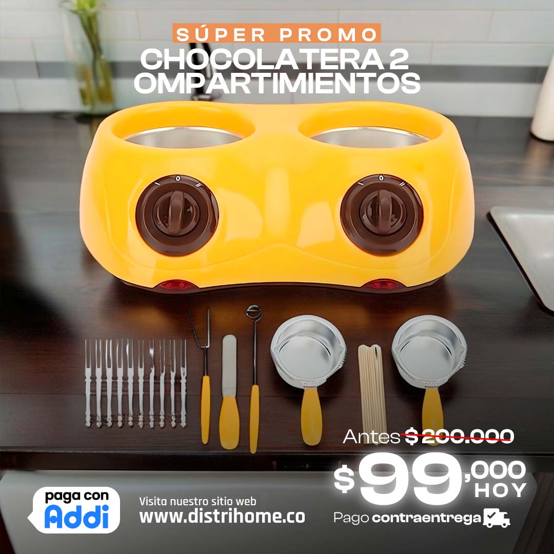 CHOCOLATERA DOBLE