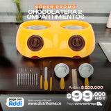 CHOCOLATERA DOBLE