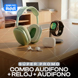 COMBO AUDIFONO + RELOJ + DIADEMA