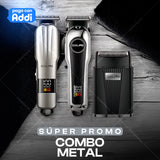 COMBO PELUQUERIA X3 METALIZADO