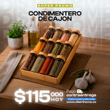 CONDIMENTERO DE CAJON