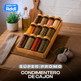 CONDIMENTERO DE CAJON