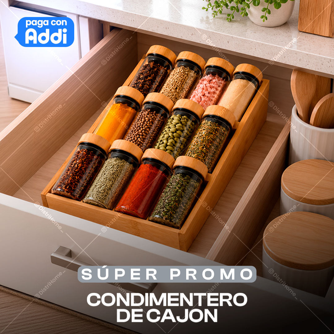 CONDIMENTERO DE CAJON