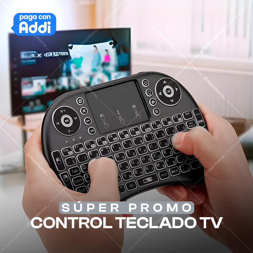 Touchpad Control Remoto Con Teclado Para Smart Tv Control