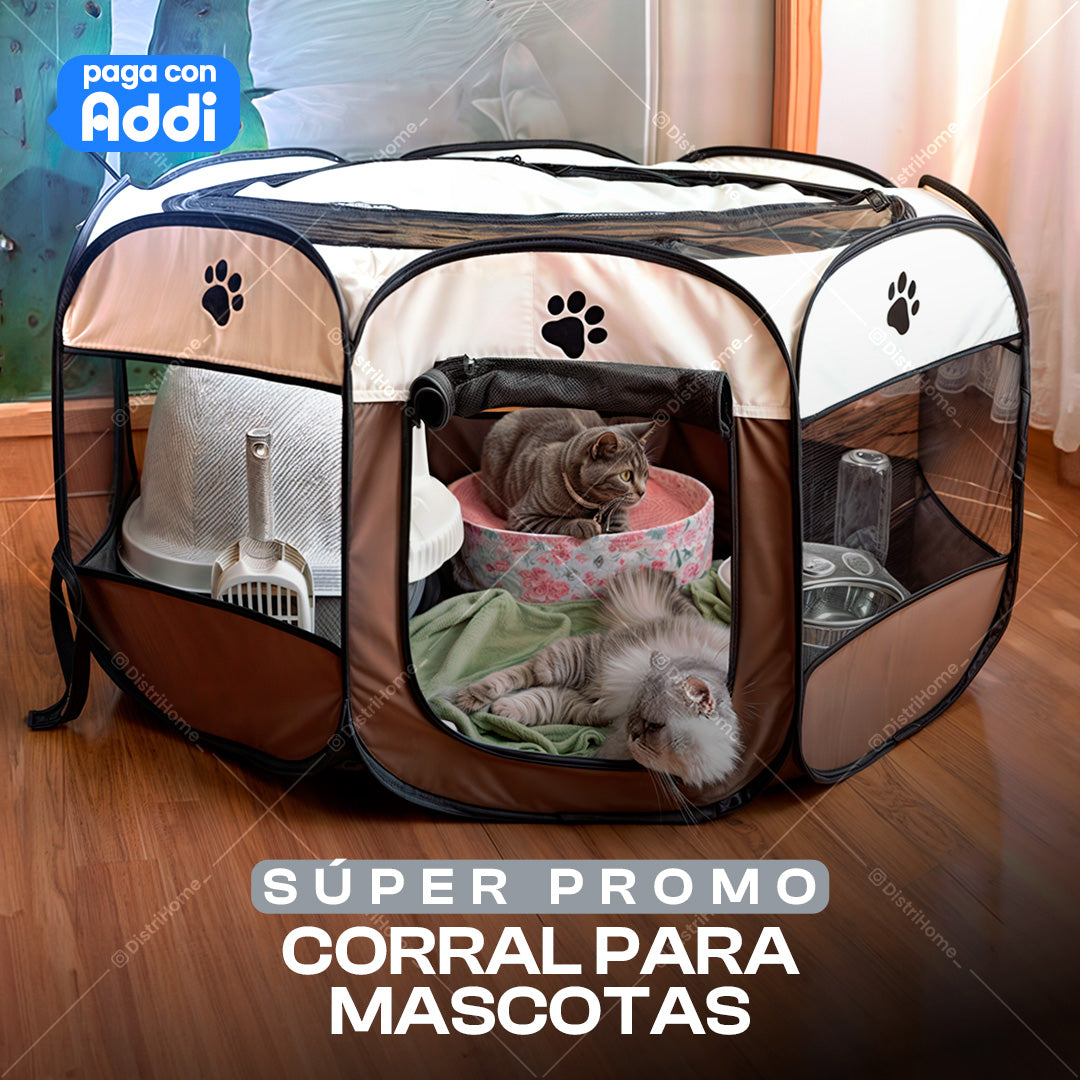 CORRAL DE MASCOTAS GATOS Y PERROS