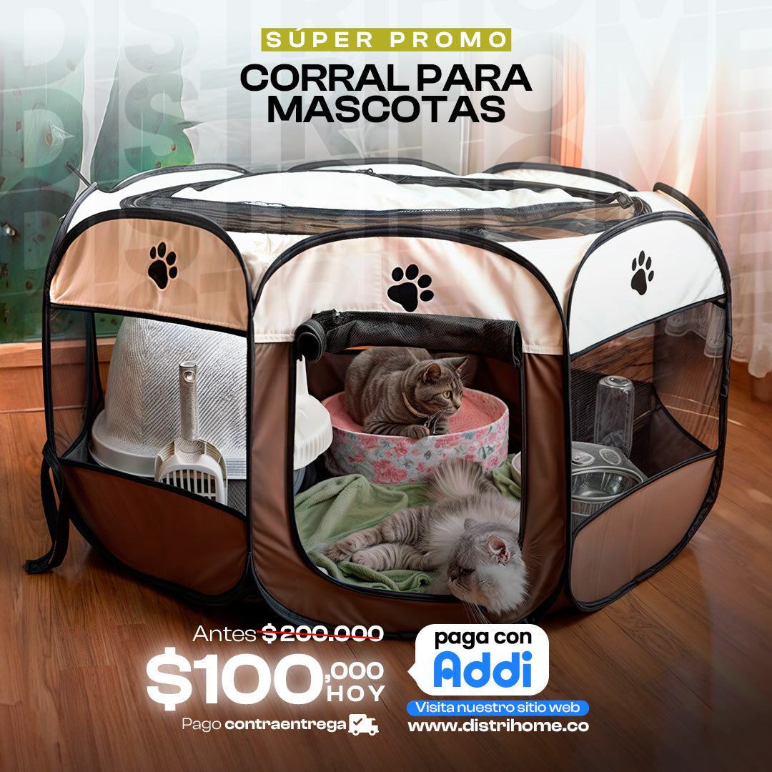 CORRAL DE MASCOTAS GATOS Y PERROS