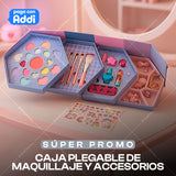 CAJA PLEGABLE MAQUILLAJE Y ACCESORIOS