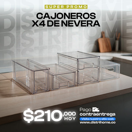 ORGANIZADORES O CAJONEROS DE NEVERA