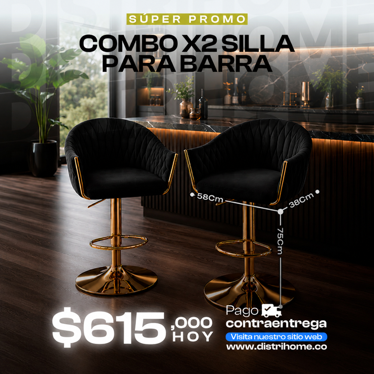 COMBOS SILLA DE BARRA
