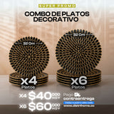 PLATOS DECORATIVOS COMEDOR DISEÑO 2