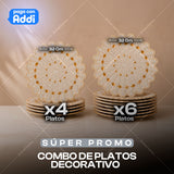 PLATOS DECORATIVOS COMEDOR DISEÑO 3