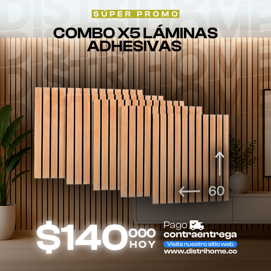 COMBO X5 LAMINAS ADHESIVAS #1