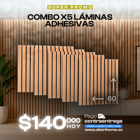 COMBO X5 LAMINAS ADHESIVAS #1