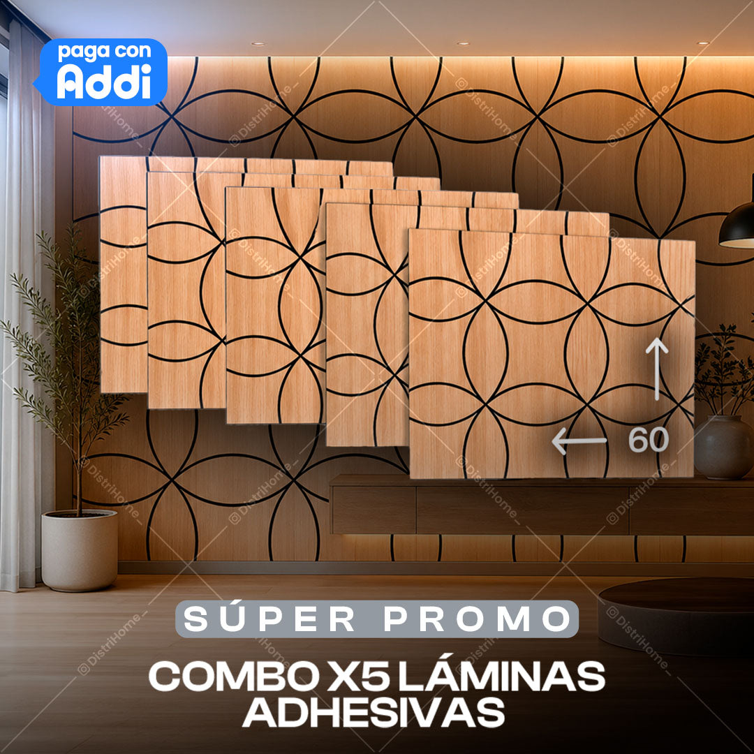 COMBO X5 LAMINAS ADHESIVAS #2
