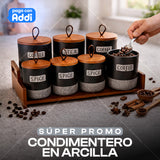 CONDIMENTEROS EN ARCILLA