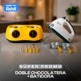 COMBO BATIDORA + CHOCOLATERA DOBLE