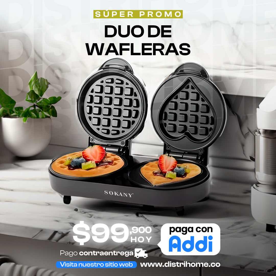 DUO DE WAFLERAS