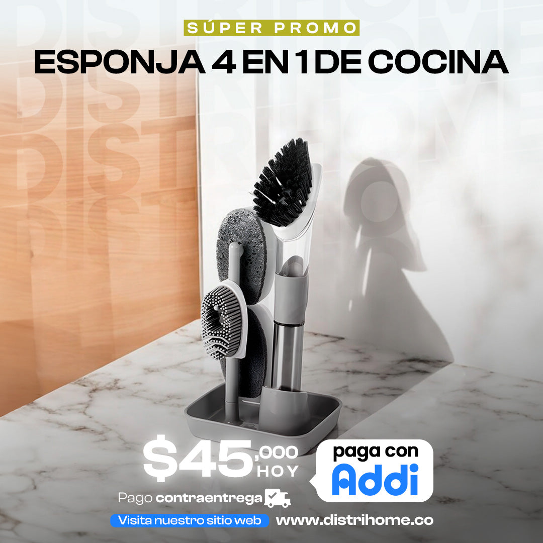 Esponja 4 en 1 Cocina