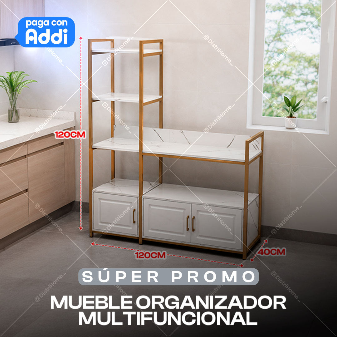 MUEBLE ESTANTERIA ORGANIZADOR DECORATIVA MULTIFUNCIONAL #2