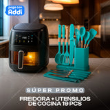 COMBO FREIDORA + UTENSILIOS DE 19 PCS