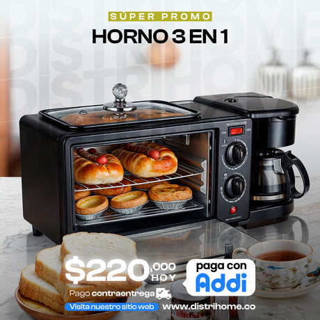 HORNO 3 EN 1