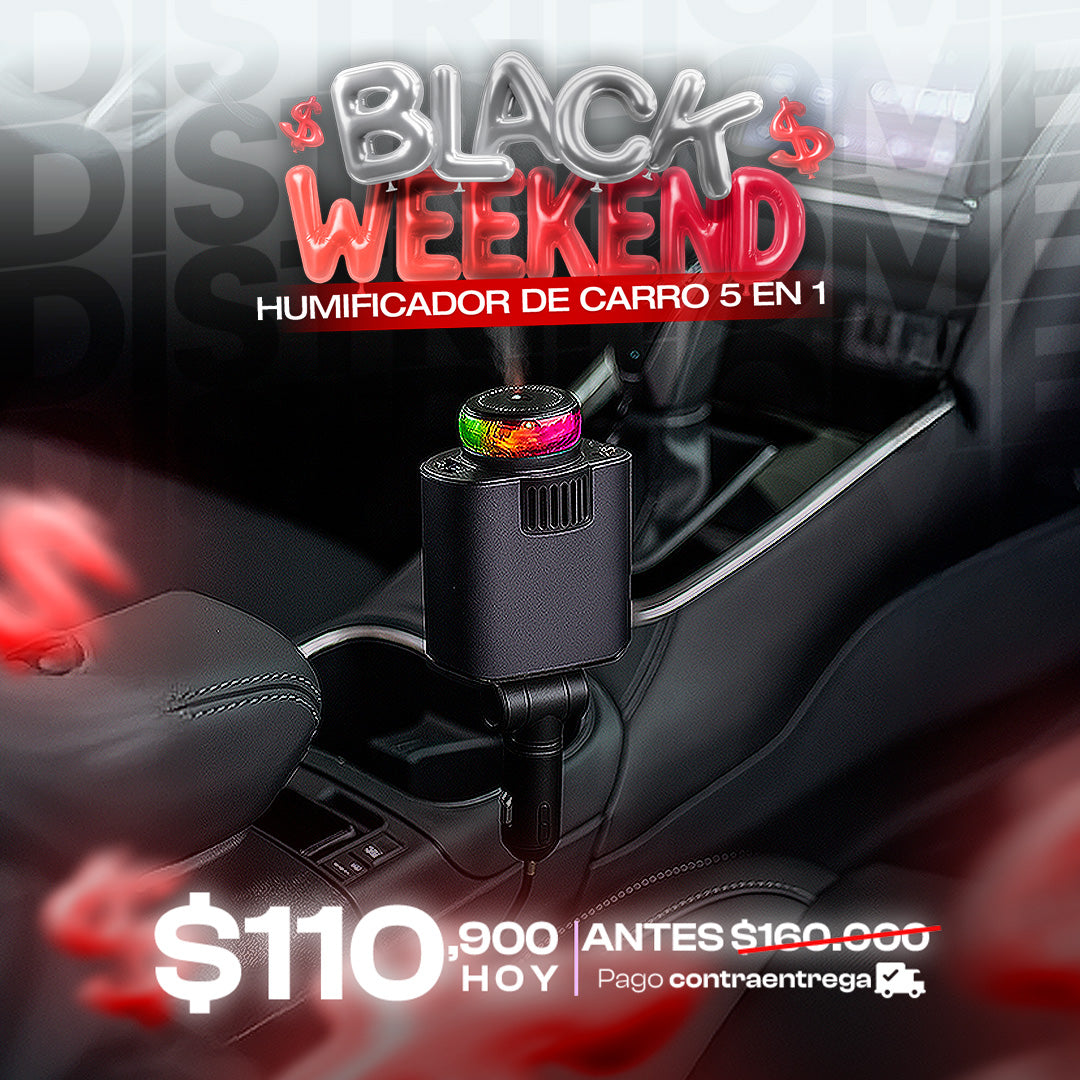 HUMIFICADOR 5 EN 1 PARA CARRO