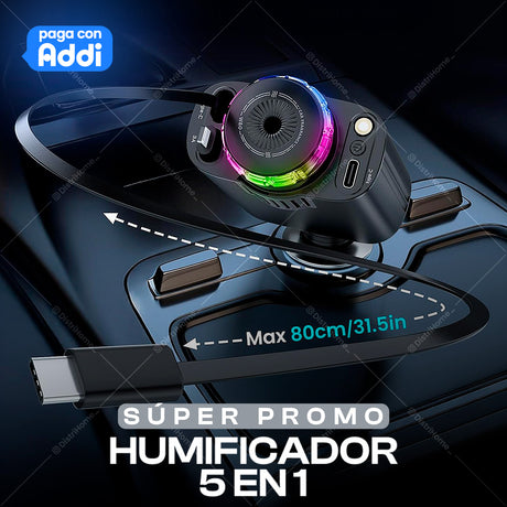 HUMIFICADOR 5 EN 1 PARA CARRO