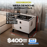 MESA DE NOCHE MULTIFUNCIONAL