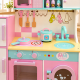 COCINITA EN MADERA  CON REFRIGERADOR