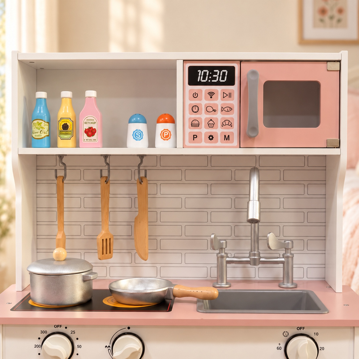 COCINITA EN MADERA PALO DE ROSA