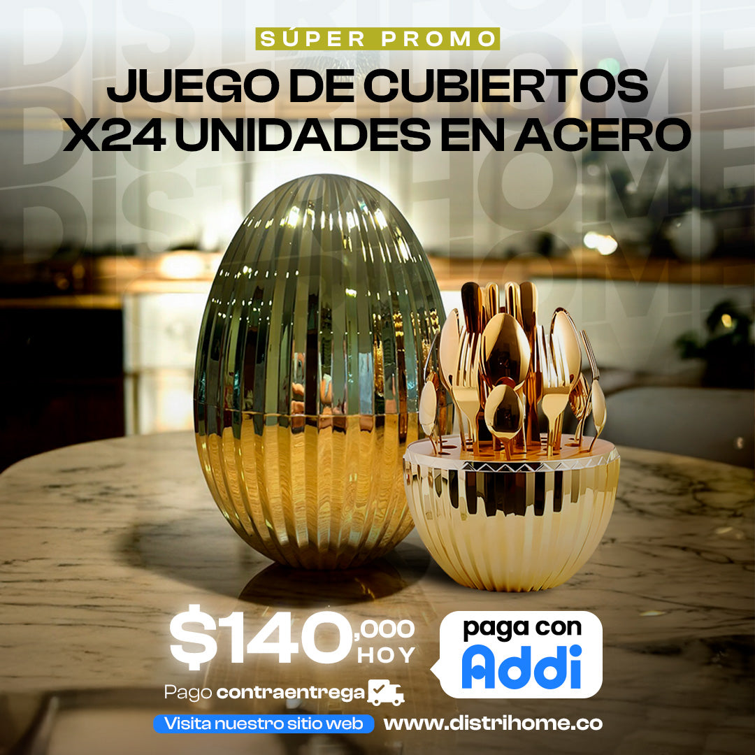 JUEGO DE CUBIERTOS HUEVO