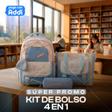 KIT DE BOLSOS 4 EN 1