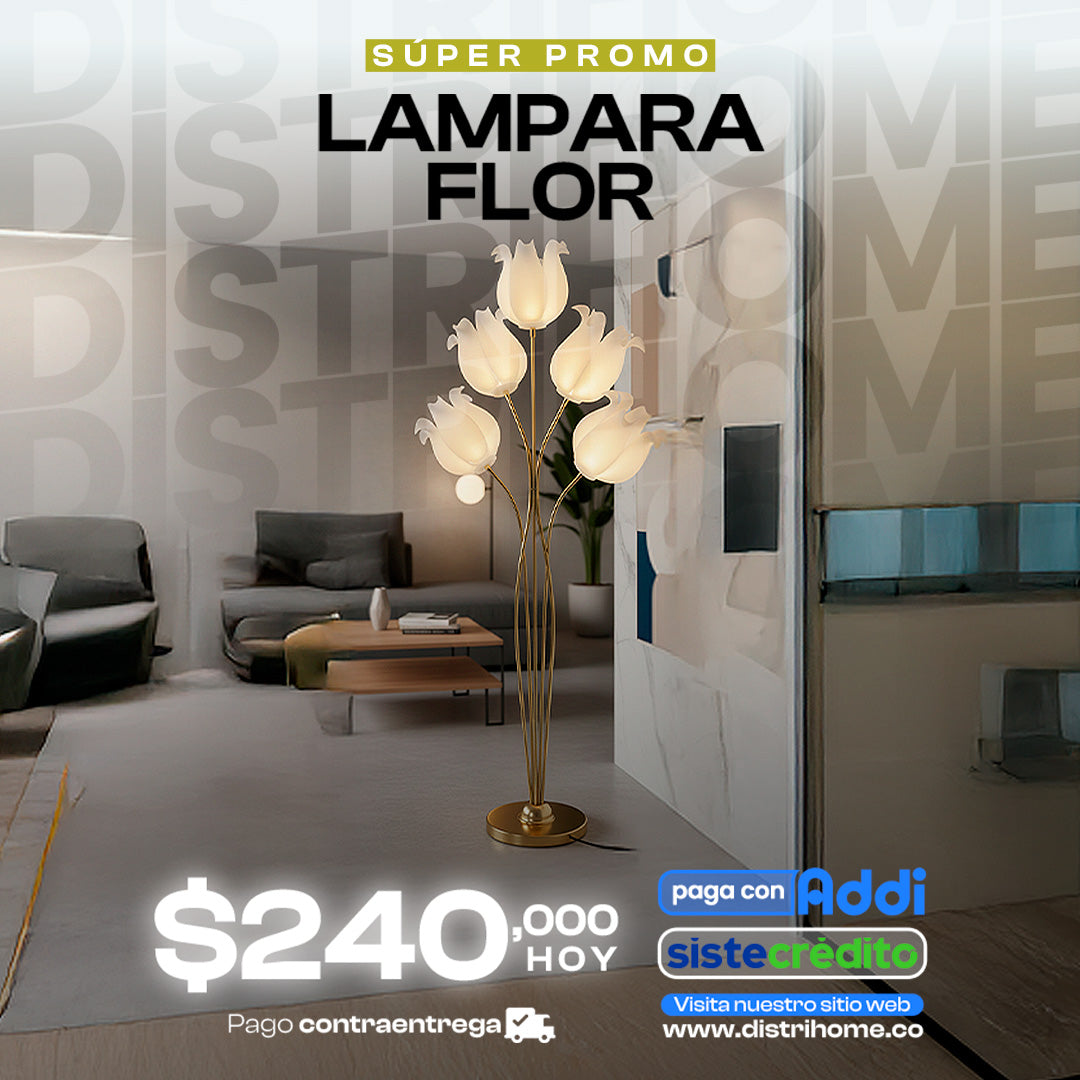LAMPARA FLOR