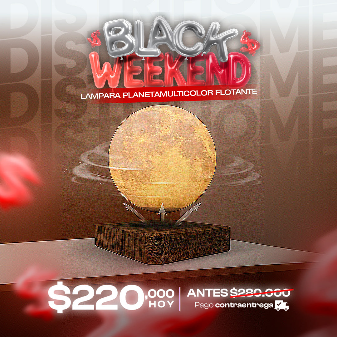 LAMPARA FLOTANTE PLANETA