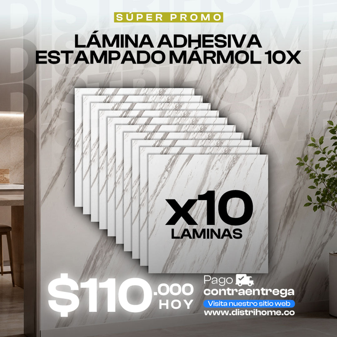 LAMINA ADHESIVA TIPO MARMOL