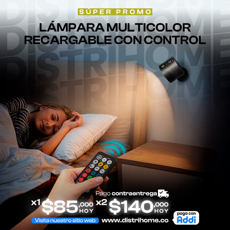 LUZ MESA DE NOCHE RECARGABLE