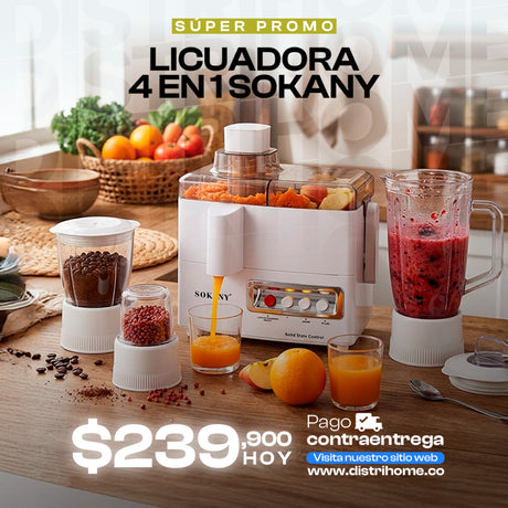 LICUADORA 4 EN 1