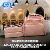 MALETA DE ALMACENAMIENTO PARA MANICURISTAS