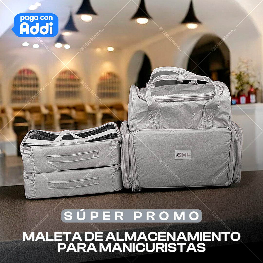 MALETA DE ALMACENAMIENTO PARA MANICURISTAS