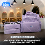 MALETA DE ALMACENAMIENTO PARA MANICURISTAS